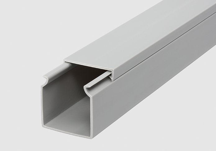 PVC cable trunking - SLOTTED - Kassinakis P.E. SA - wall-mounted /  commercial